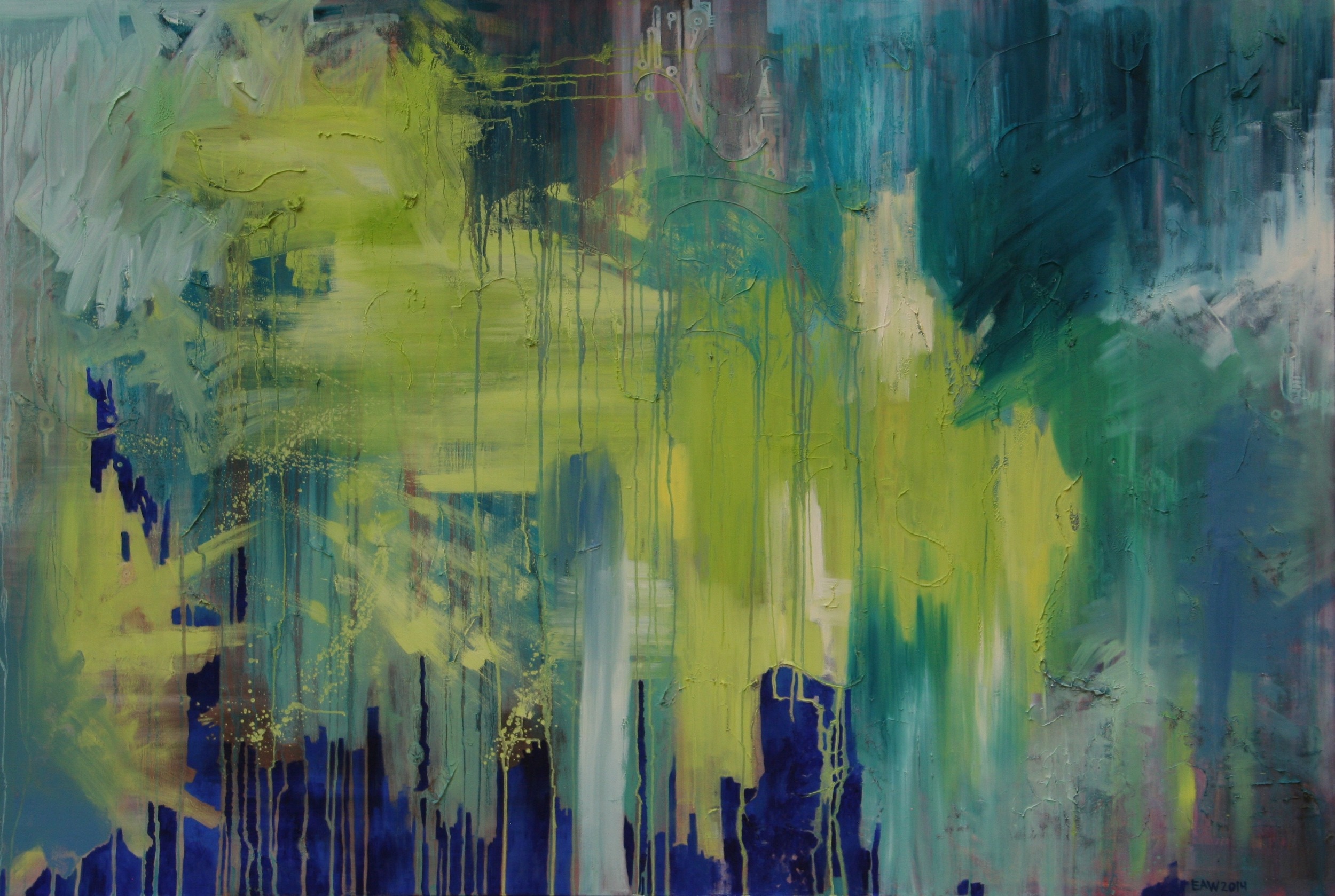 Unpredictable Hopes 4'x6' Oil on Canvas