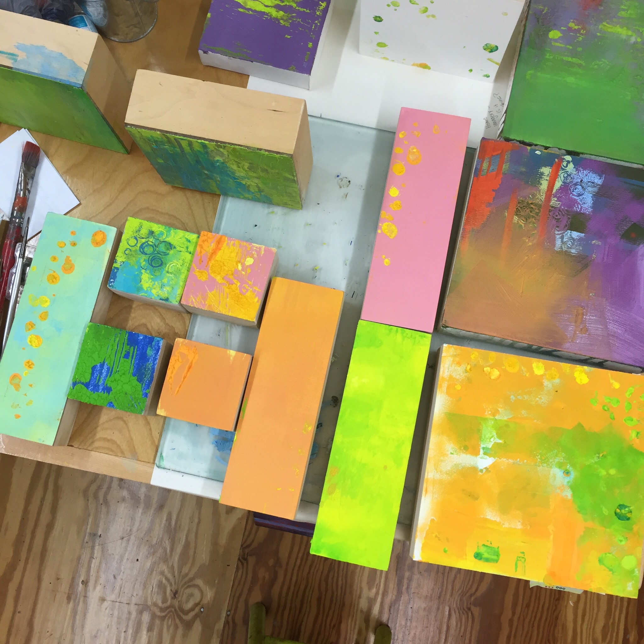 Small works in progress.