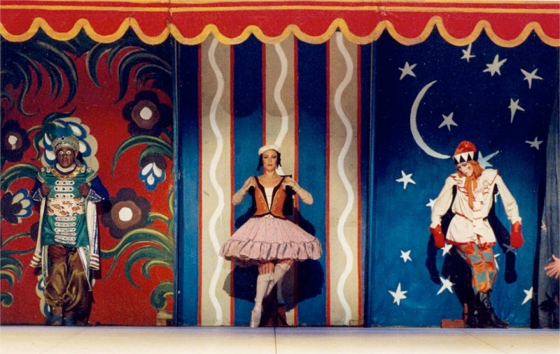 the Moor, the Ballerina, and the tragic Petrushka.