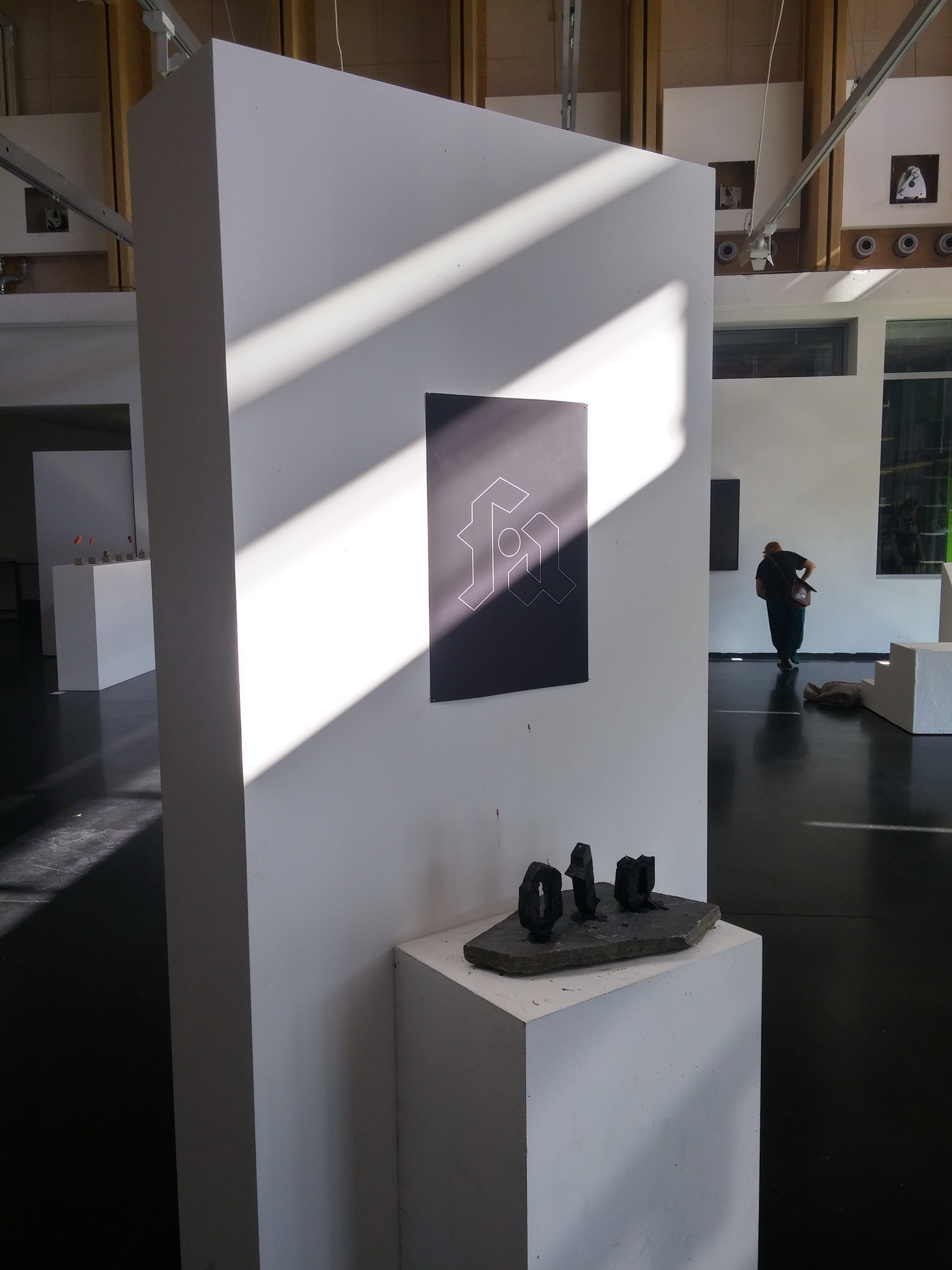 Exhibition of the typeface we created, Oetinger