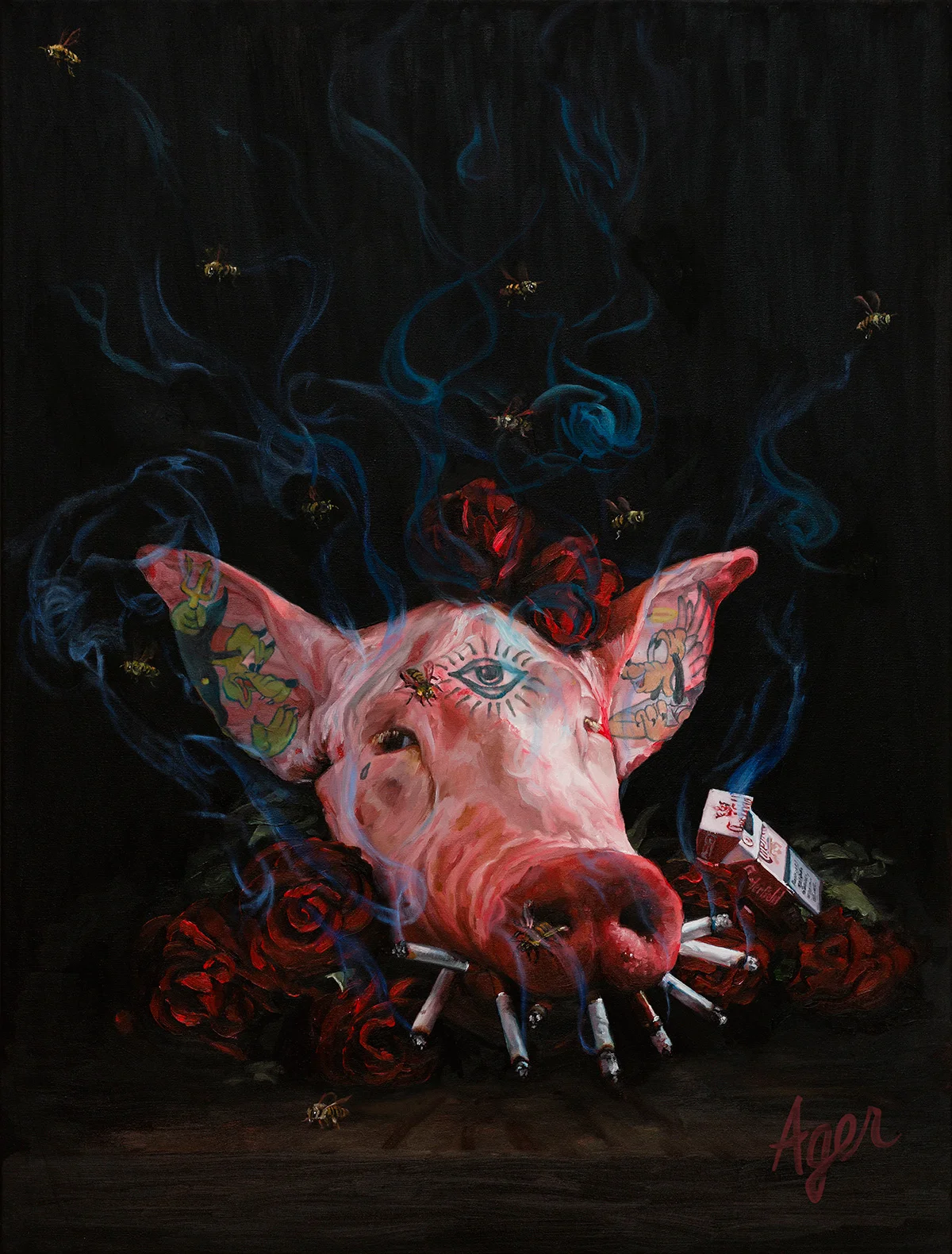 Amsterdam-based artist Kathy Ager: Freelance graphic designer and