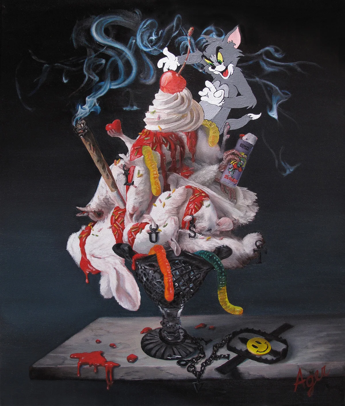 Amsterdam-based artist Kathy Ager: Freelance graphic designer and