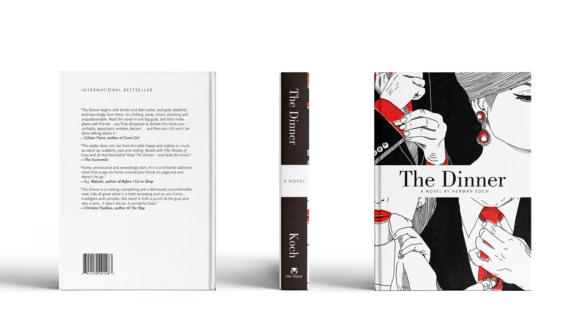 My book jacket design for the novel ‘The Dinner’ was a finalist in the student category of The Redgees: Canadian Regional Design Awards in February 2014.