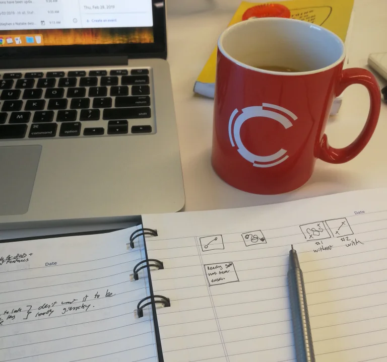 Getting to work with some coffee in my new Citizen mug.