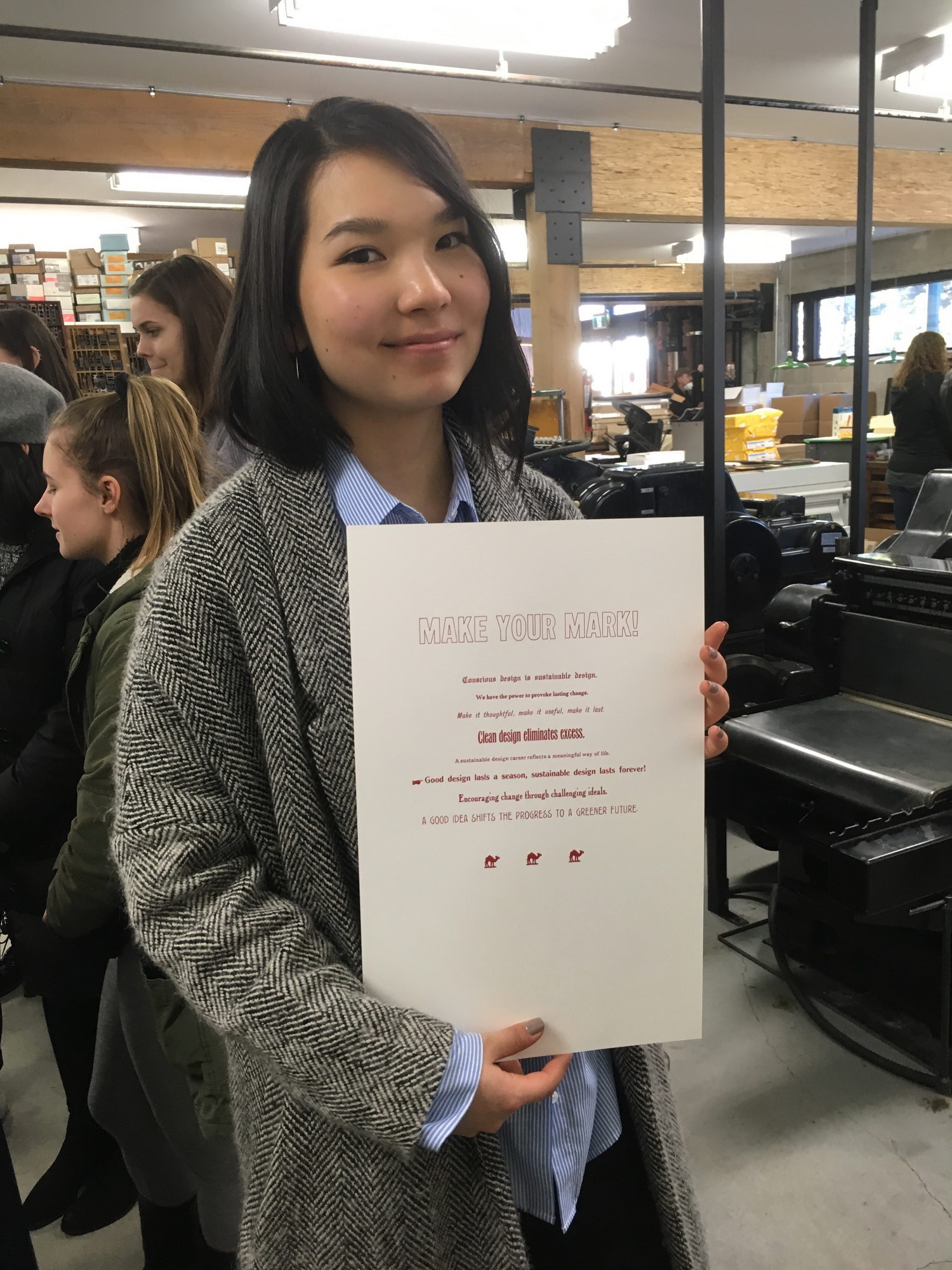 Lera Kim with the final poster