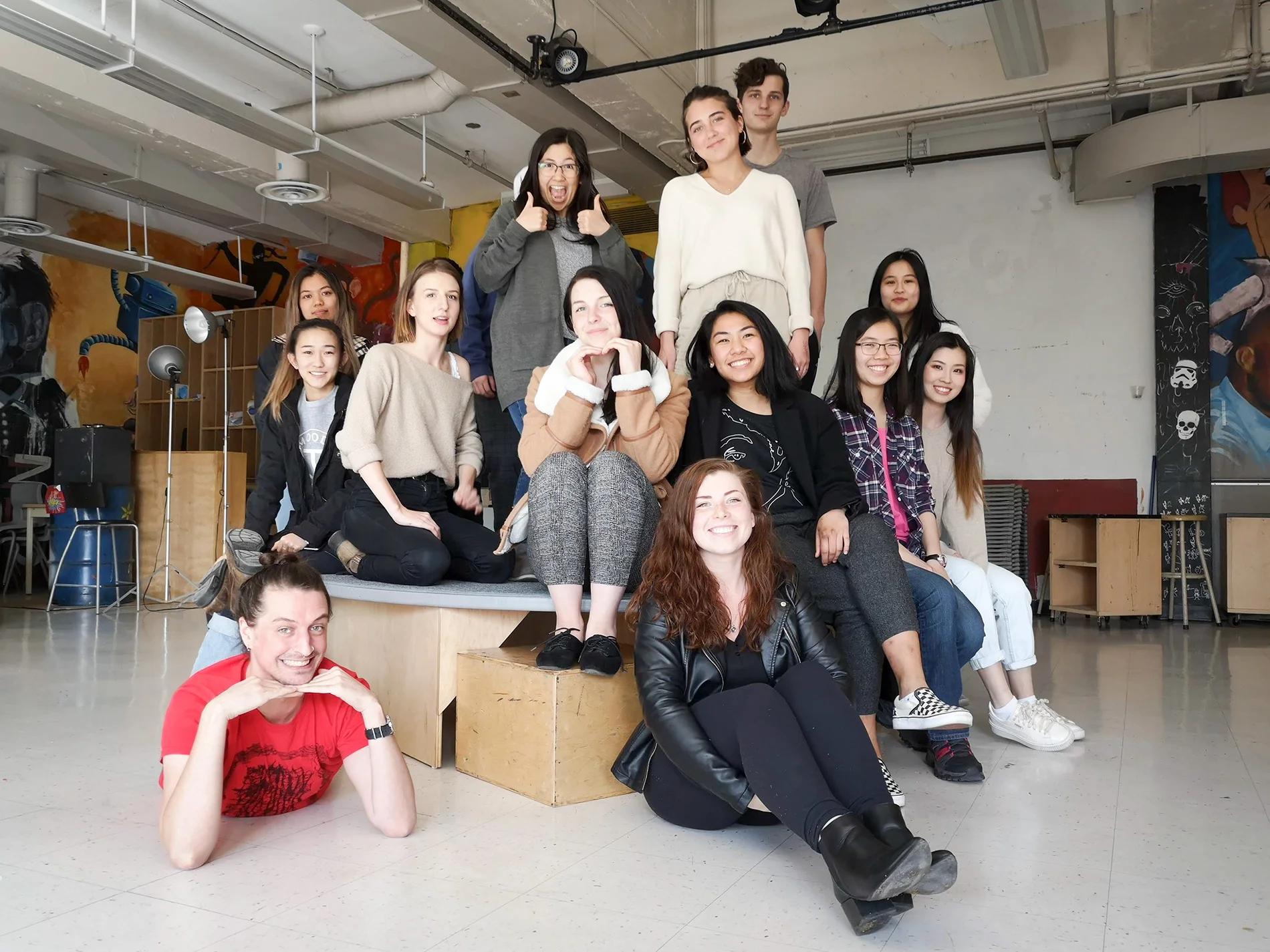 Most of the class of 2022 at IDEA School of Design