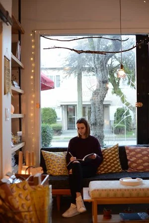 Sometimes I go to the storefront to brain storm!
