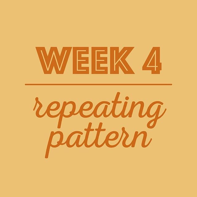 It&rsquo;s week four, and your first two-part challenge. This week, your challenge is to design a seamless repeating pattern, and next week you will put that pattern to use in a packaging design. Your pattern can be super geometric or super illustrat