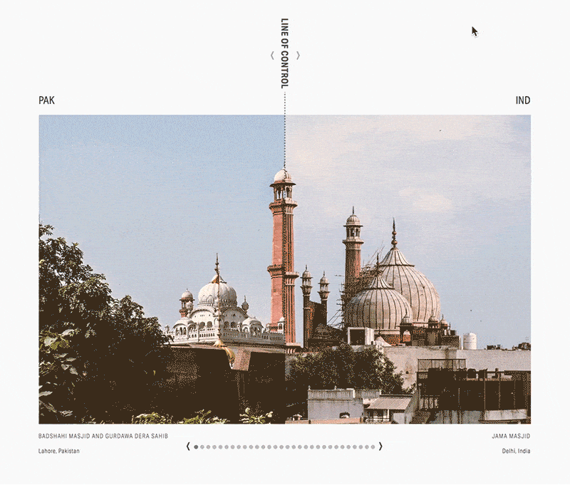 Line of Control interactive website