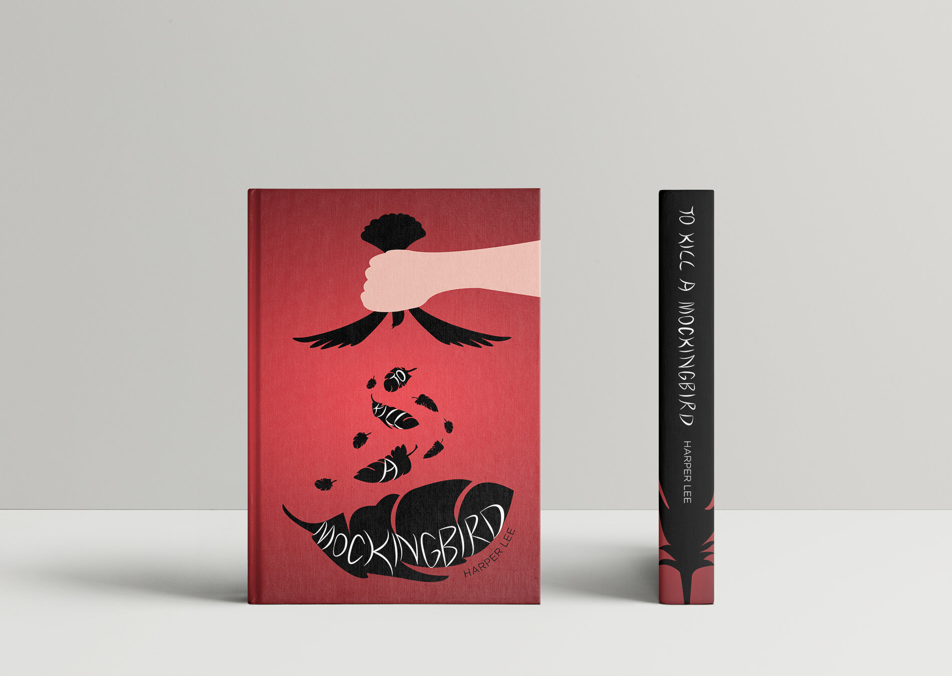 "To Kill a Mockingbird" book cover design by Clarice Mah