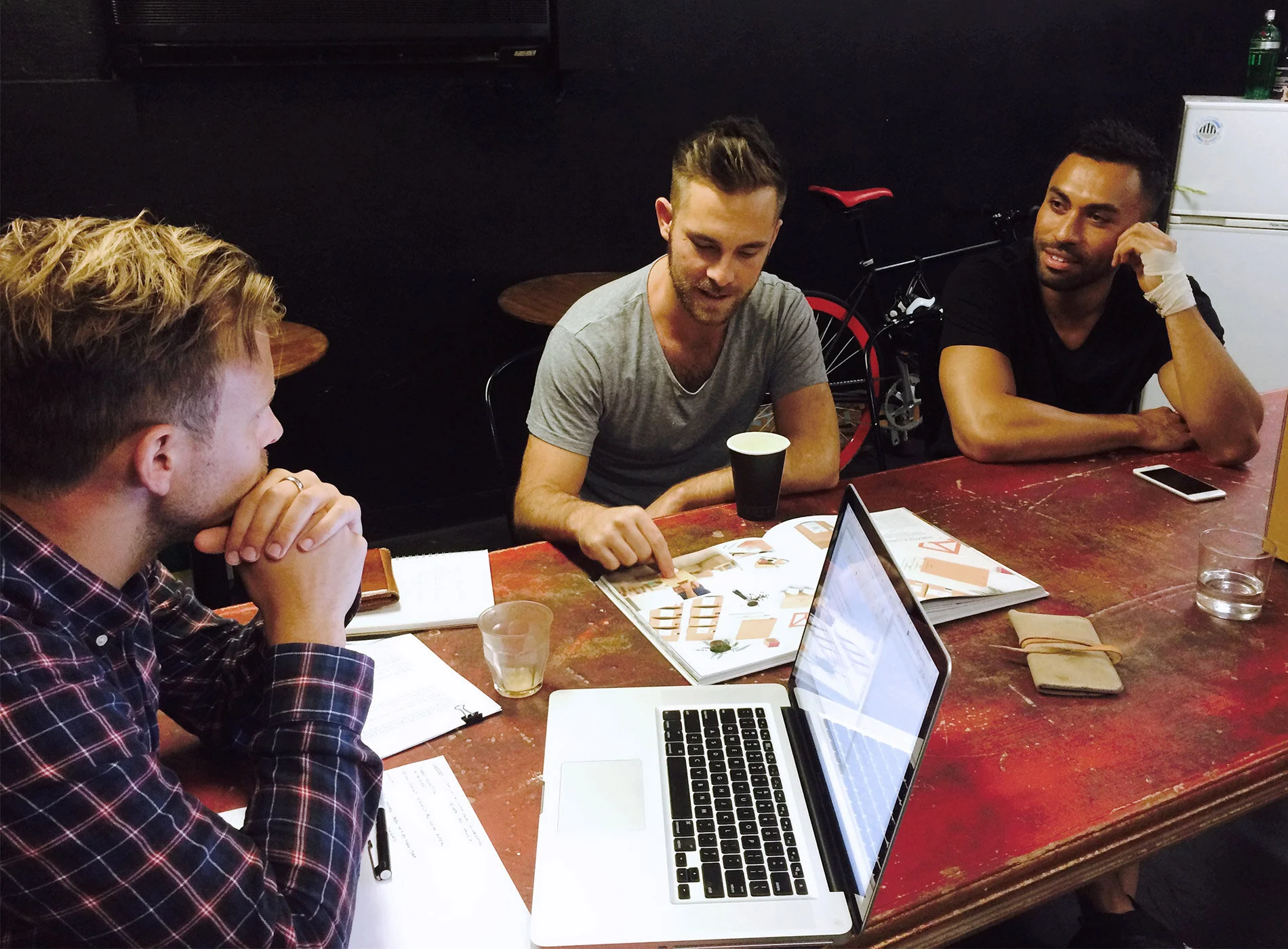 Henry with Smoking Gun clients (Date: 2015)