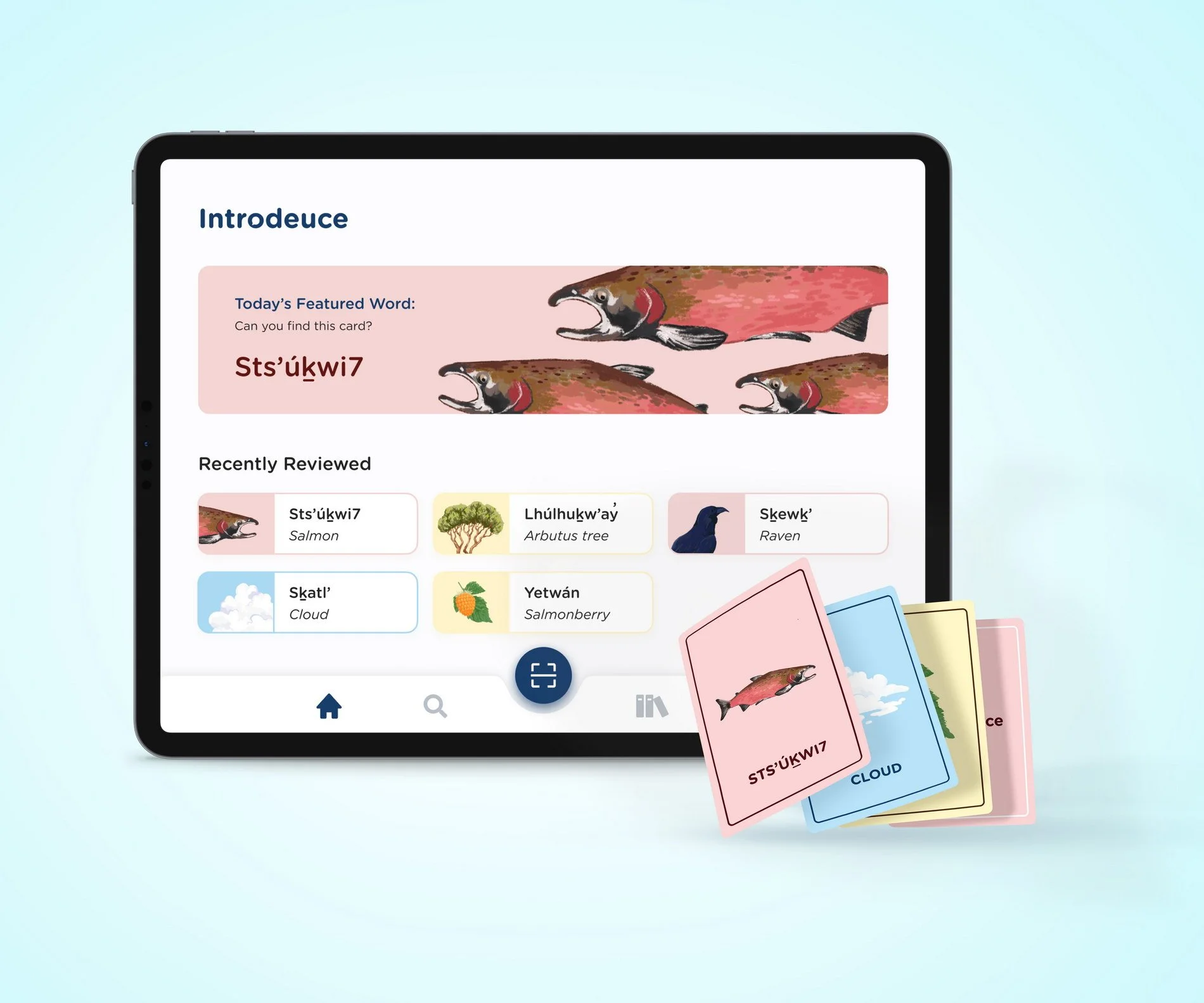 Elizabeth Lin (IDEA Grad 2022) wins 2020 Applied Arts Student Award Design Other (Series) with 'Introdeuce' Squamish Vocabulary Game App