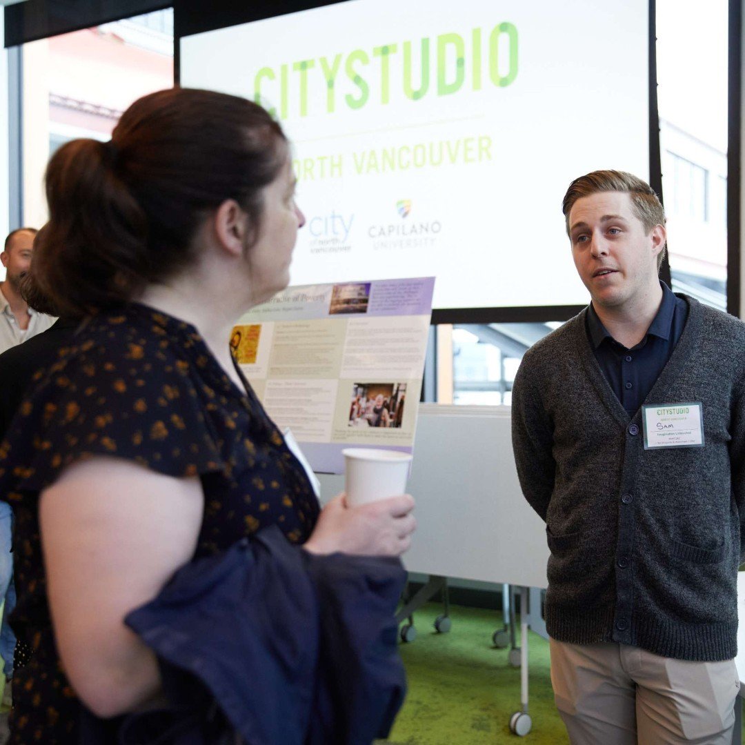Repost &bull; @citystudionorthvan hosted HUBBUB #9 at the CapU Lonsdale Campus. This year, 10 groups presented projects showcasing solutions on sustainability to event marketing.

We would like to thank the community partners and faculty or their unw