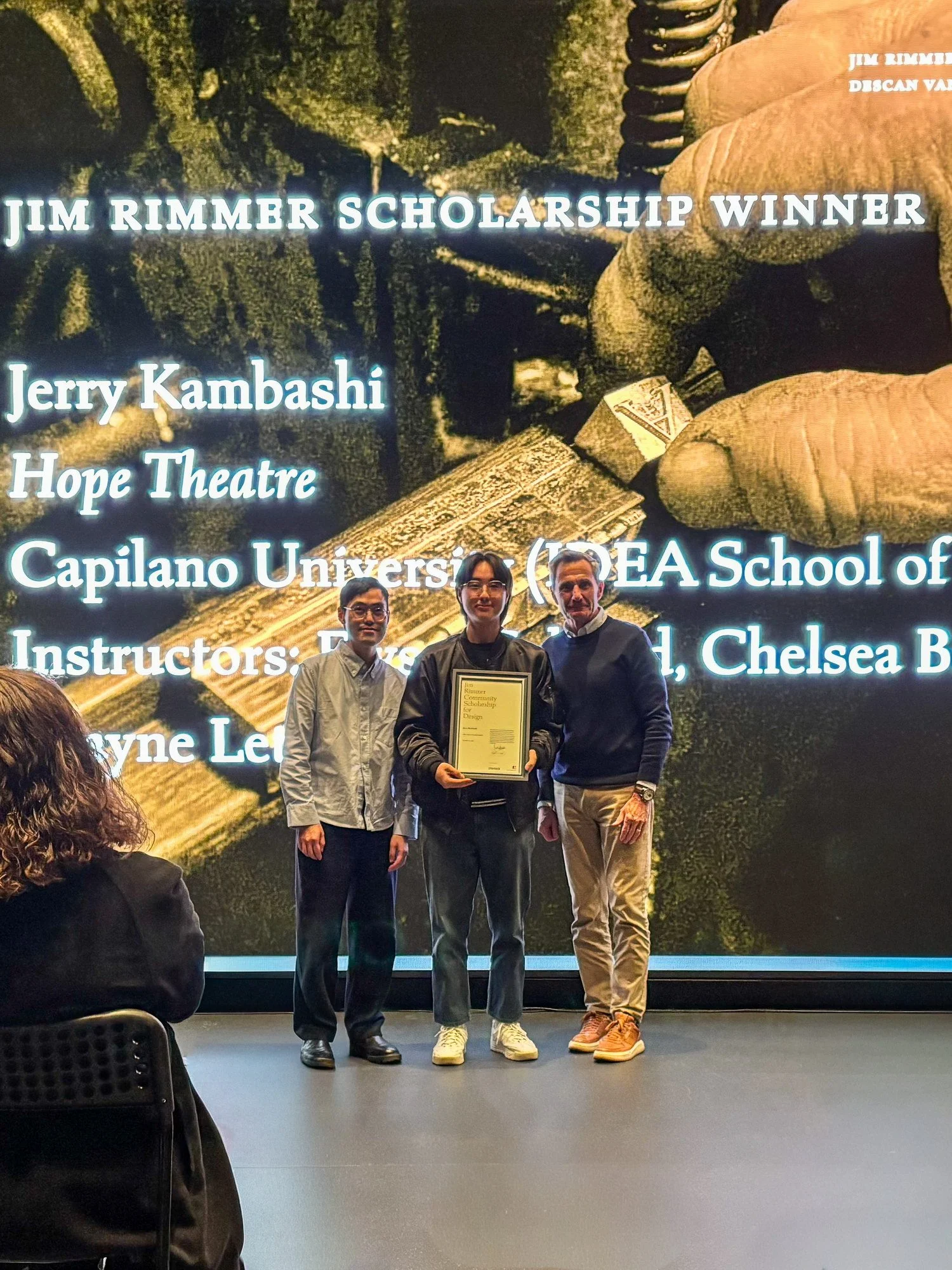 Four IDEA Students Shine at DesCan Awards: Jerry Kambashi &amp; Louis Yau Take Home the Jim Rimmer Award