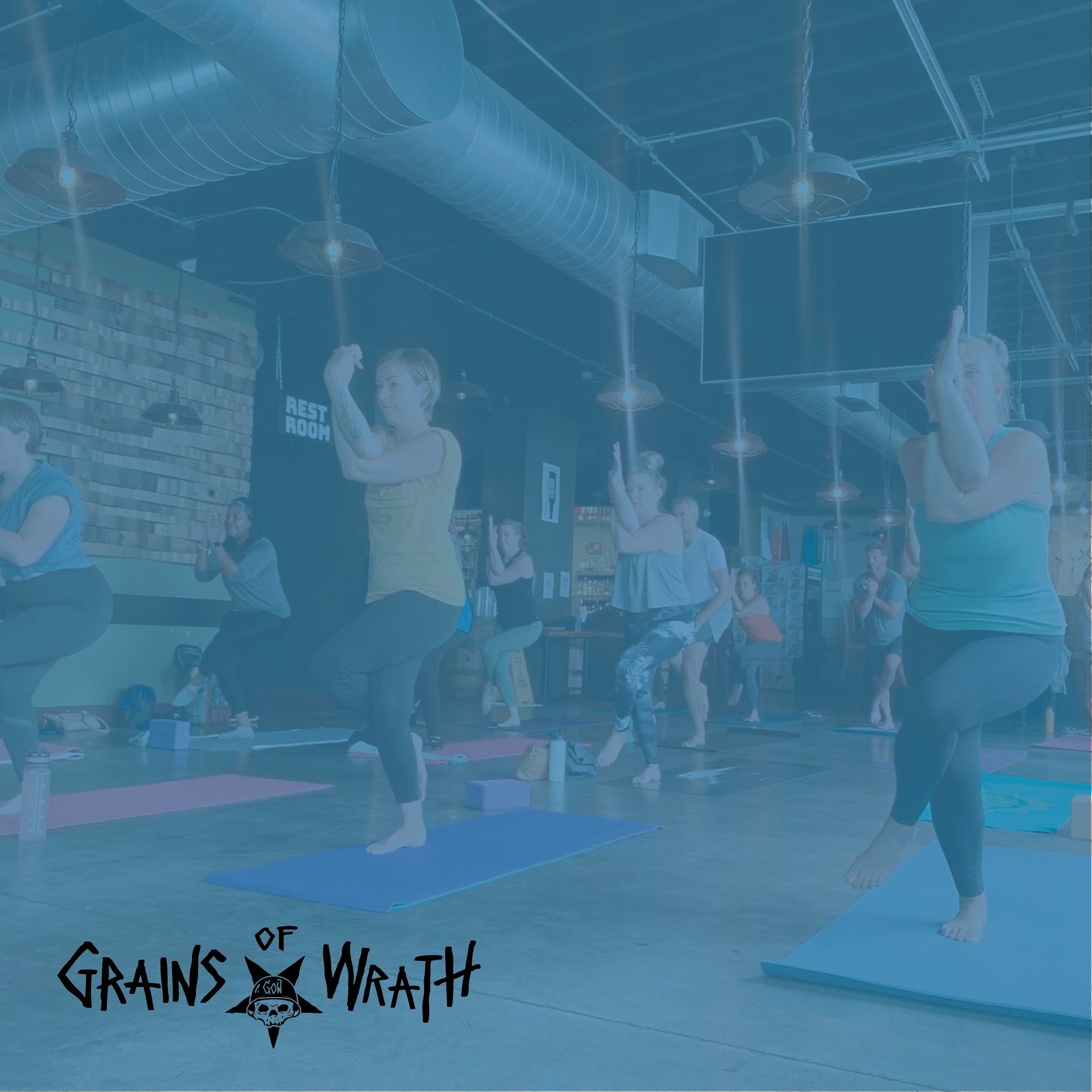 Yoga + Beer at Grains of Wrath