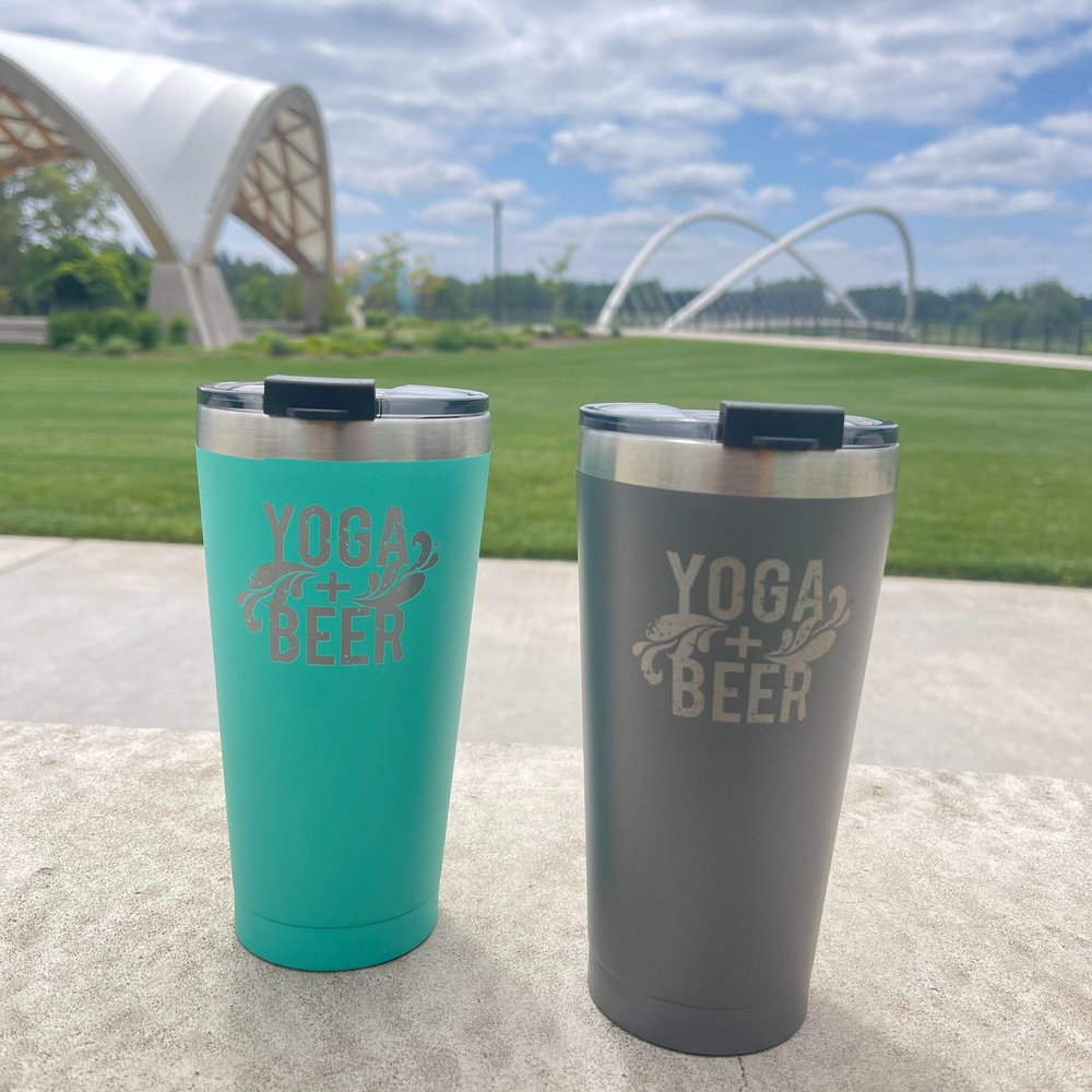 Yoga + Beer RTIC Tumblers — Yoga + Beer®