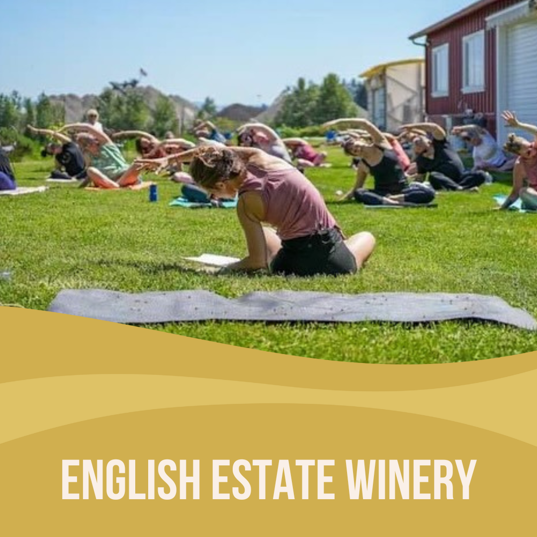 Yoga + Wine at English Estate Winery