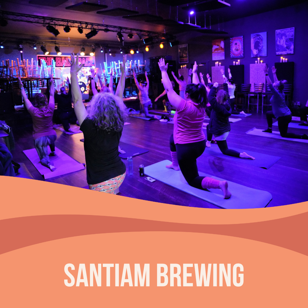 Yoga + Beer at Santiam Brewing