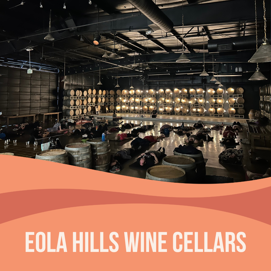 Yoga + Mimosas at Eola Hills Wine Cellars