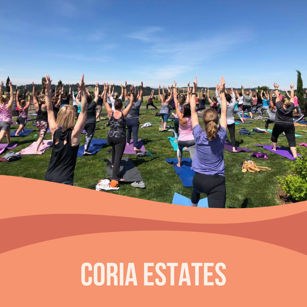 Yoga + Wine at Coria Estates