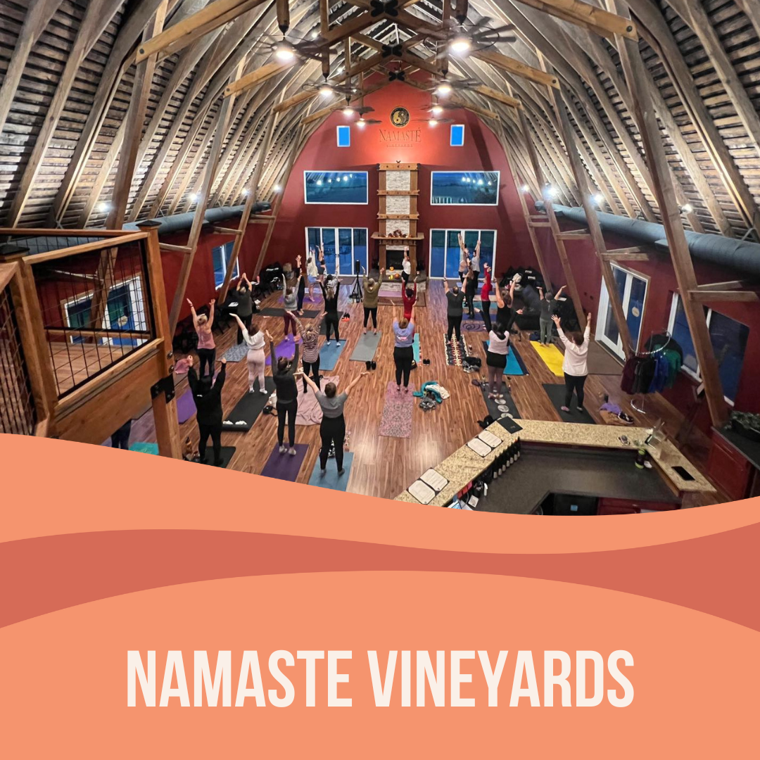 Yoga + Wine at Namaste Tasting Room