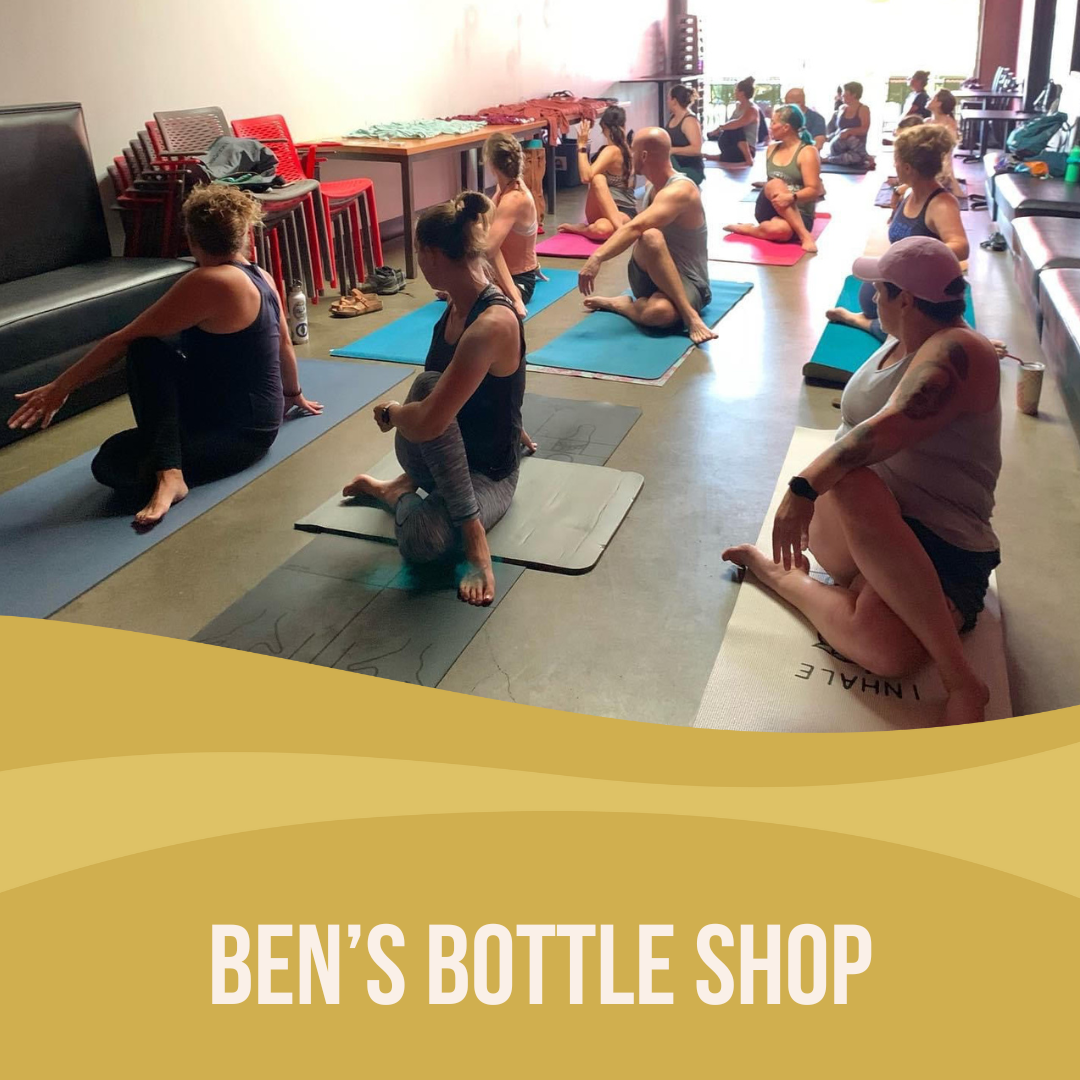 Yoga + Beer (or Wine) at Ben's Bottle Shop