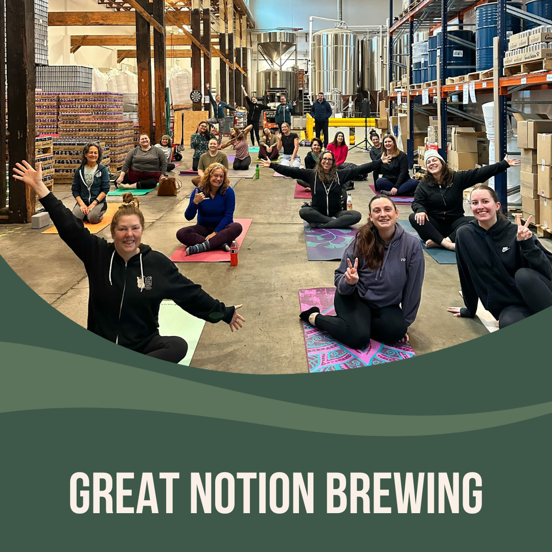 Yoga + Beer at Great Notion Brewing