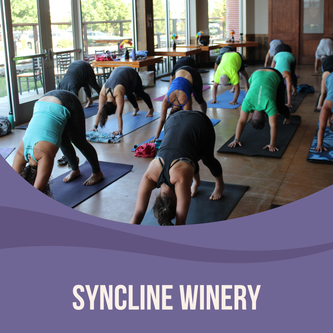 Yoga + Wine + Wildflowers at Syncline Winery