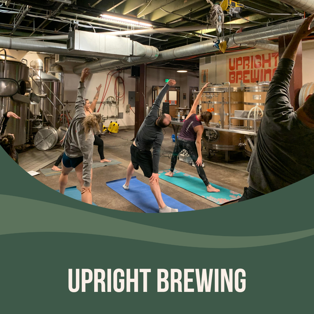 Yoga + Beer at Upright Brewing