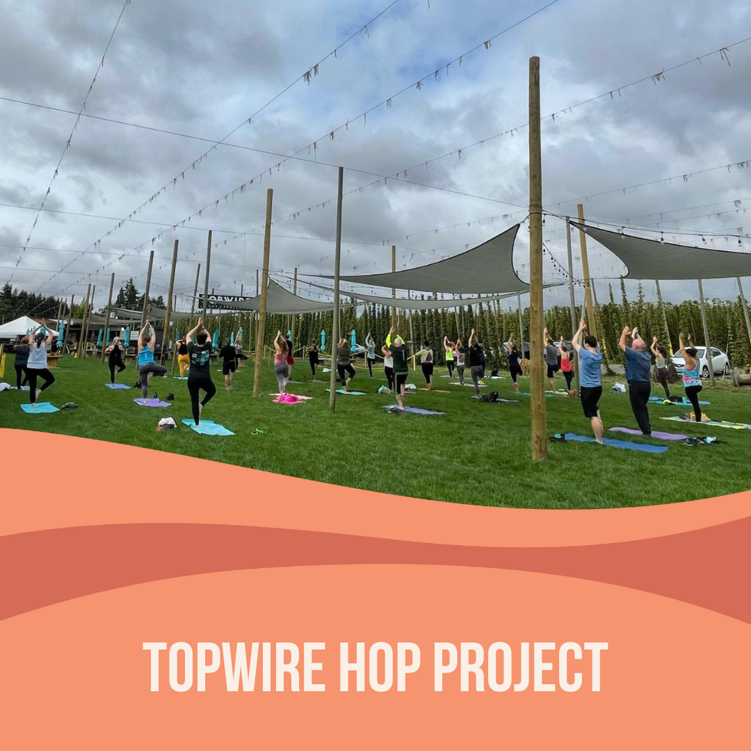 Yoga + Beer at Topwire Hop Project