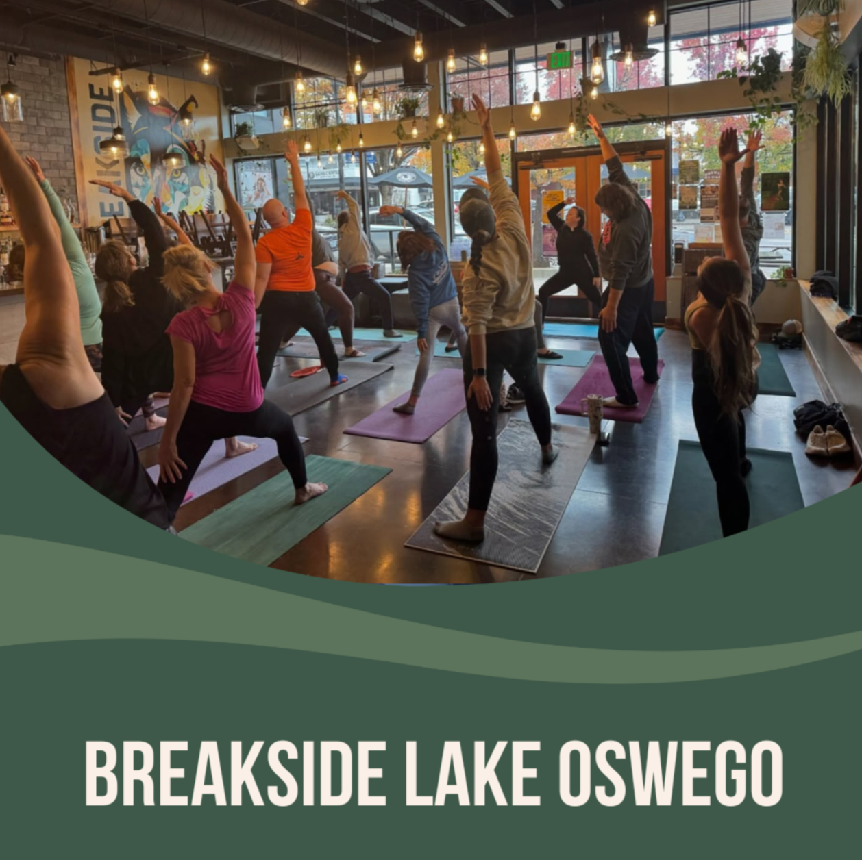 Yoga + Beer at Breakside Beaverton