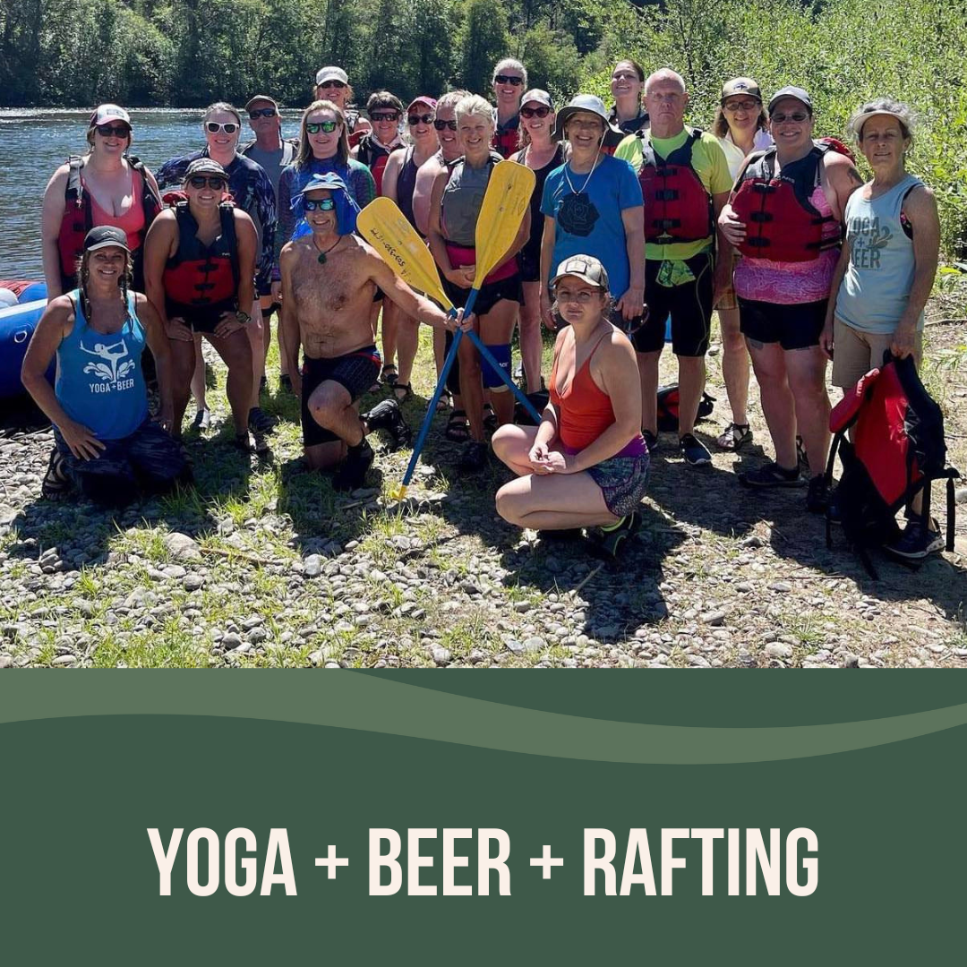 Yoga + Beer + Rafting at Bent Shovel