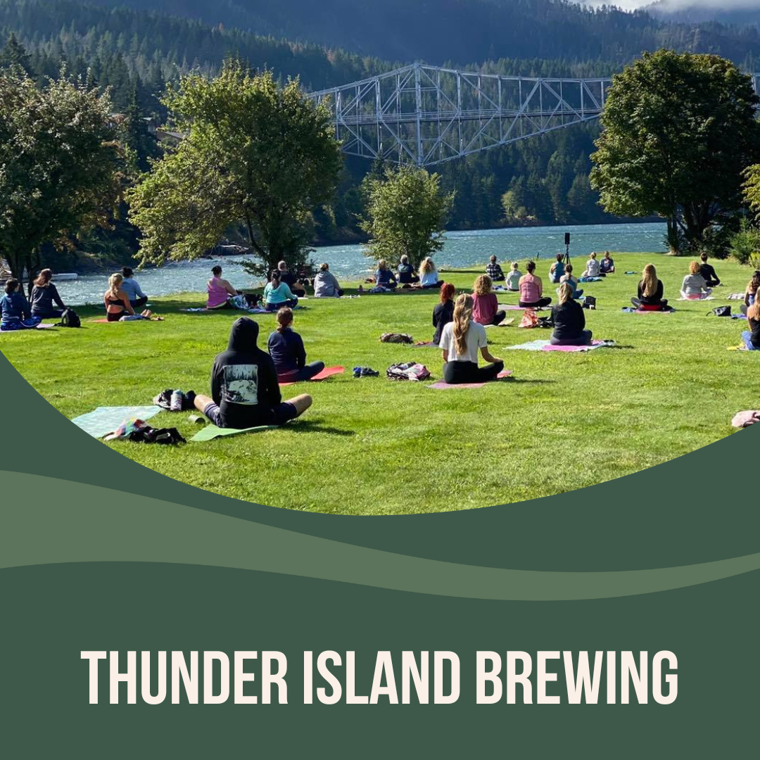 Yoga + Beer at Thunder Island