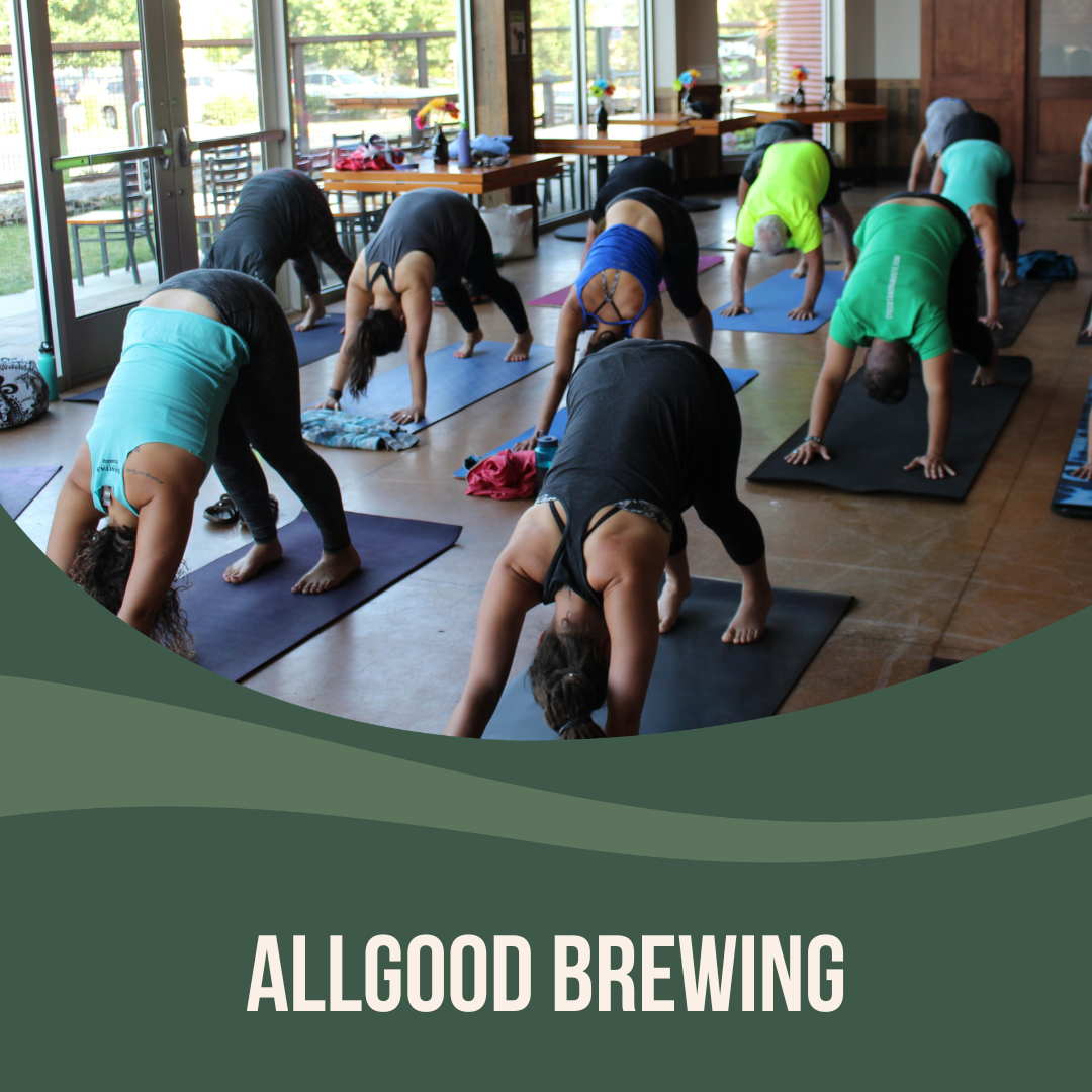Yoga + Beer at Allgood Brewing