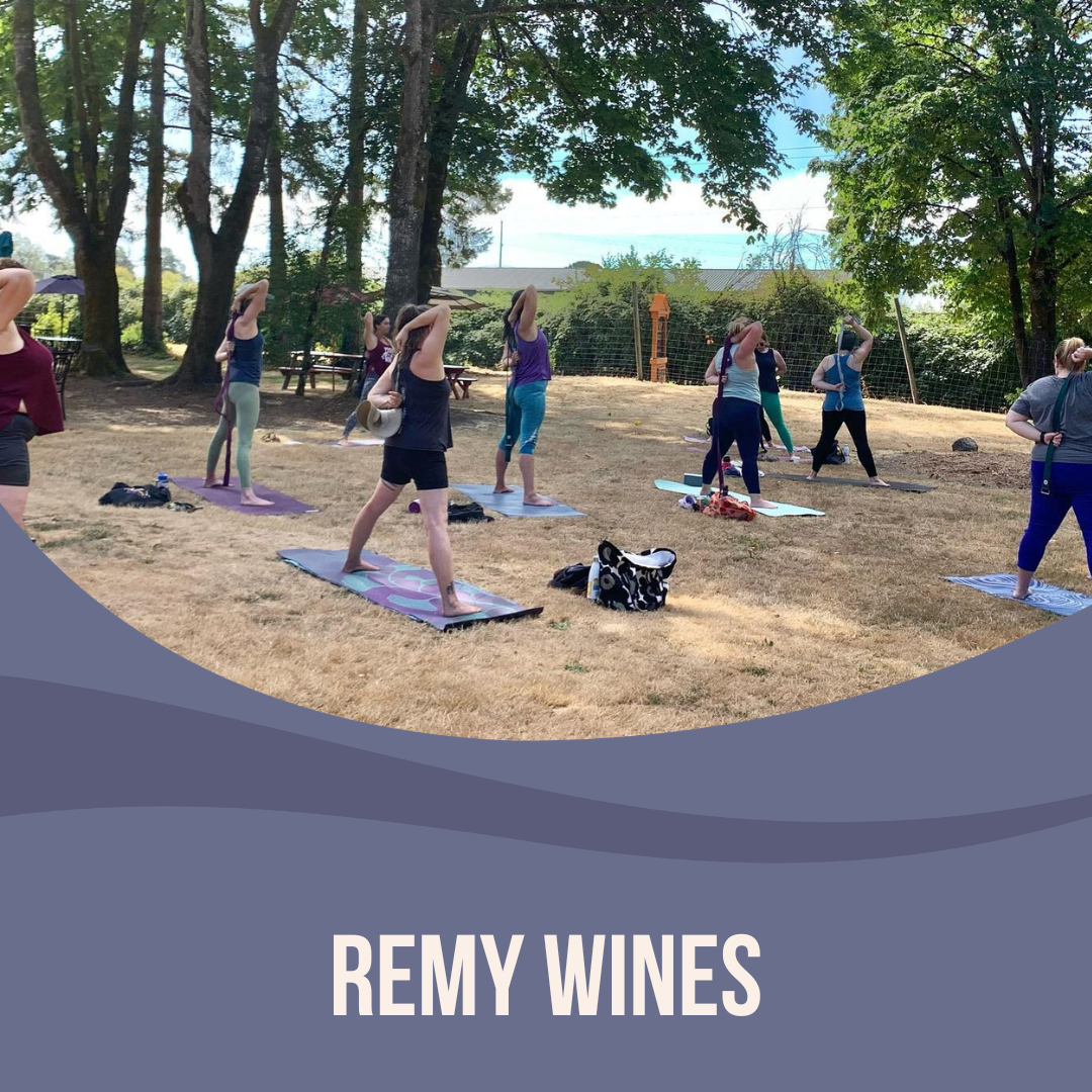 Yoga + Wine at Remy Wines 