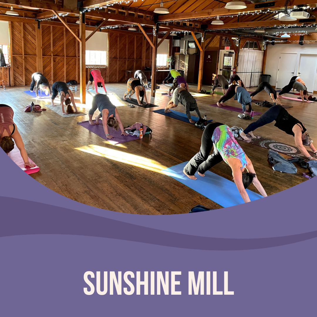 Yoga + Wine at Sunshine Mill