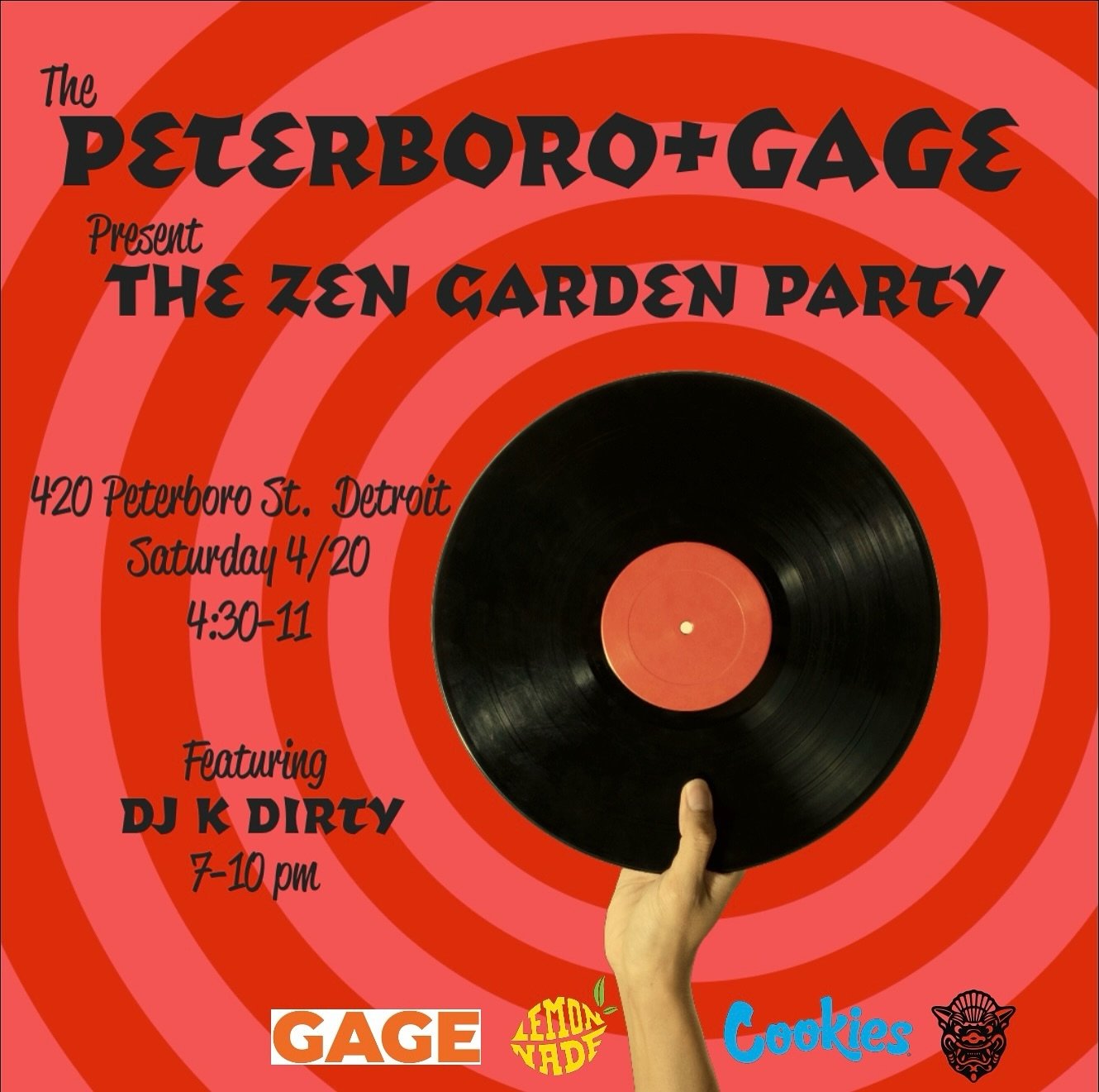 We&rsquo;ve teamed up with Gage, Cookies &amp; Lemonnade for the ultimate kick-off to patio season🌿

✨ Join us for &lsquo;The Zen Garden Party&rsquo; on 4/20 from 4:30-11pm. Let&rsquo;s celebrate the arrival of Spring and the grand opening of our pa