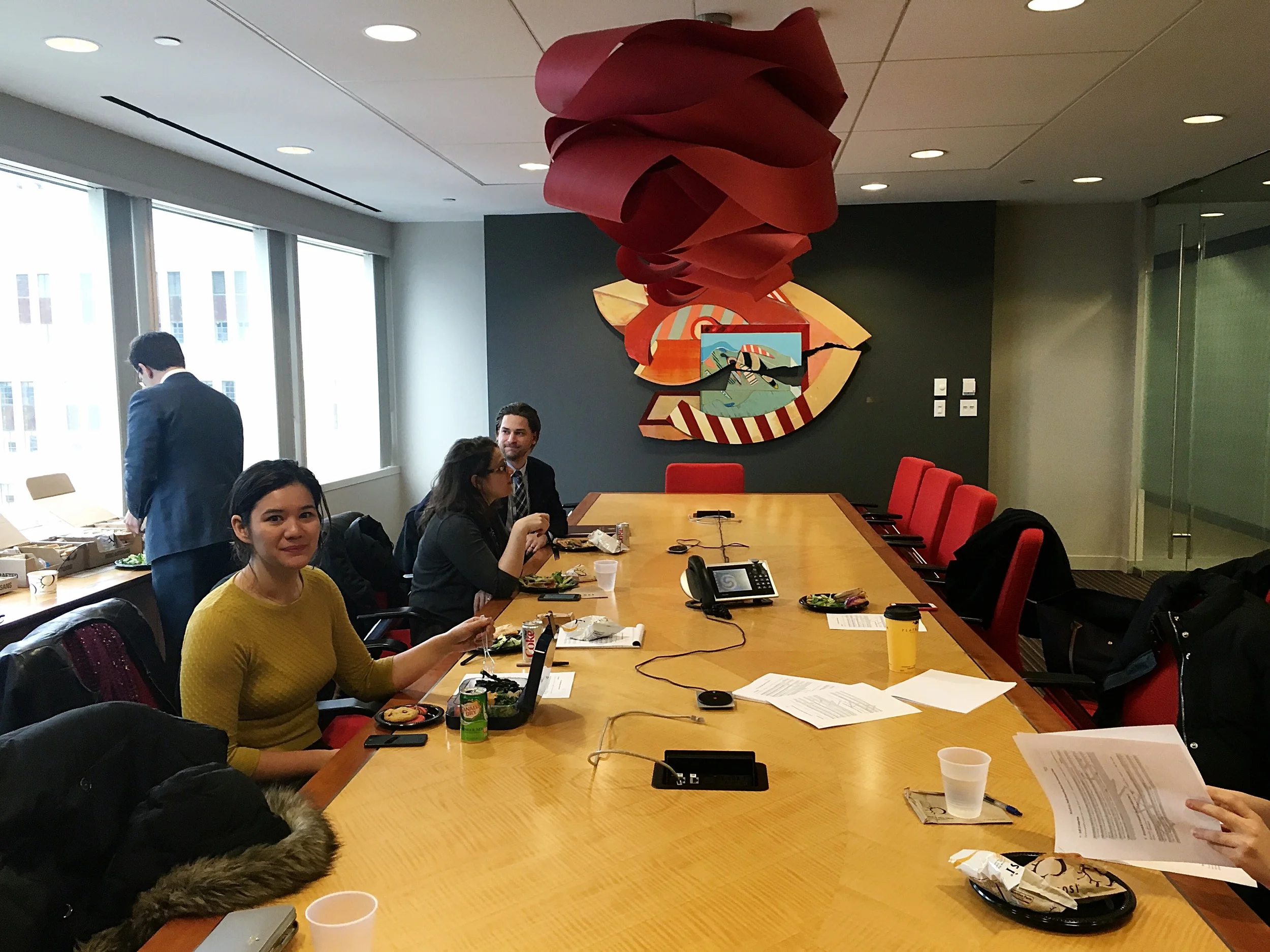 February 2016 lunch sponsored by Collora