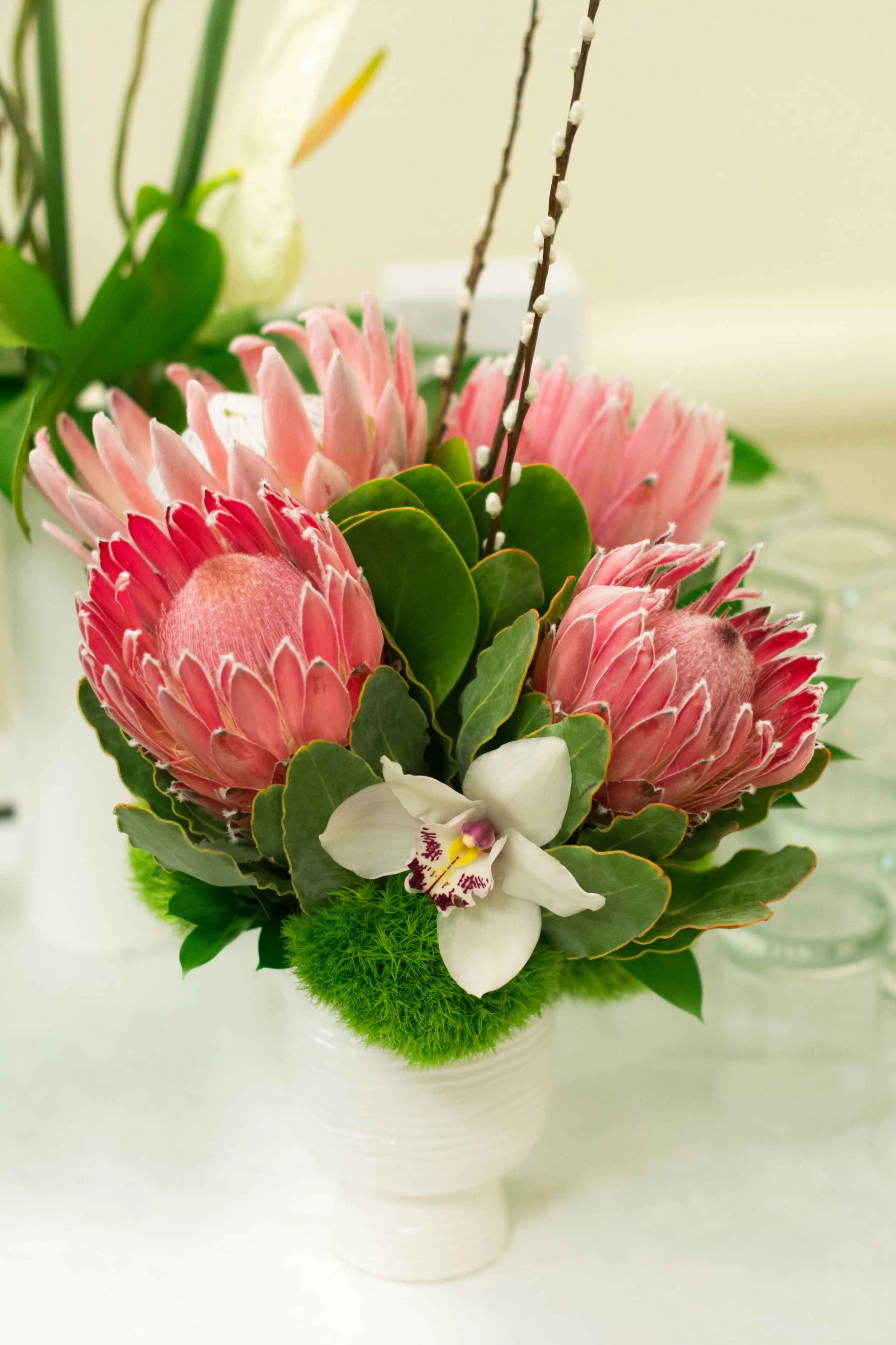 Learned some floral arranging techniques from Alice's Table.