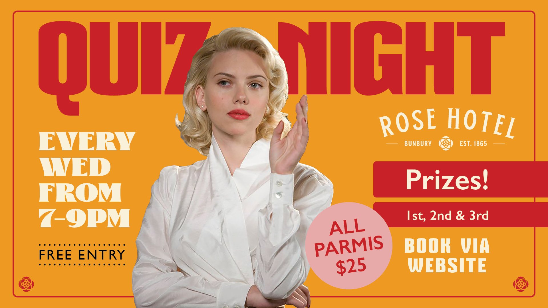 Wednesday Pop Culture Quiz Night