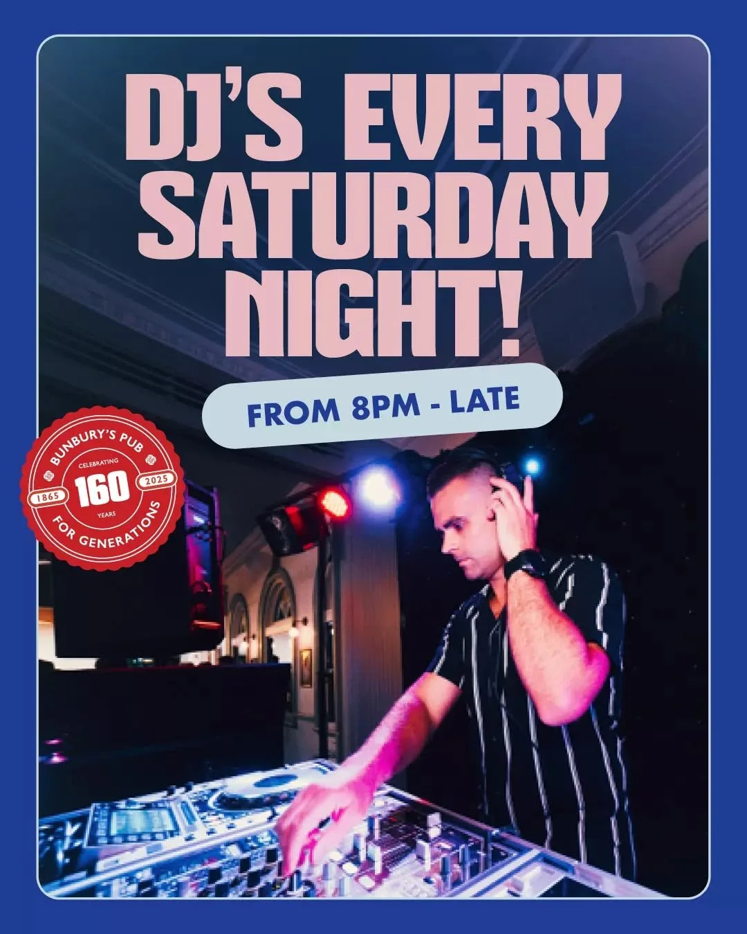Saturday nights just got louder! Join us this weekend at the Rose for an epic set by DJ Pergo spinning all your favourite tracks 🍻