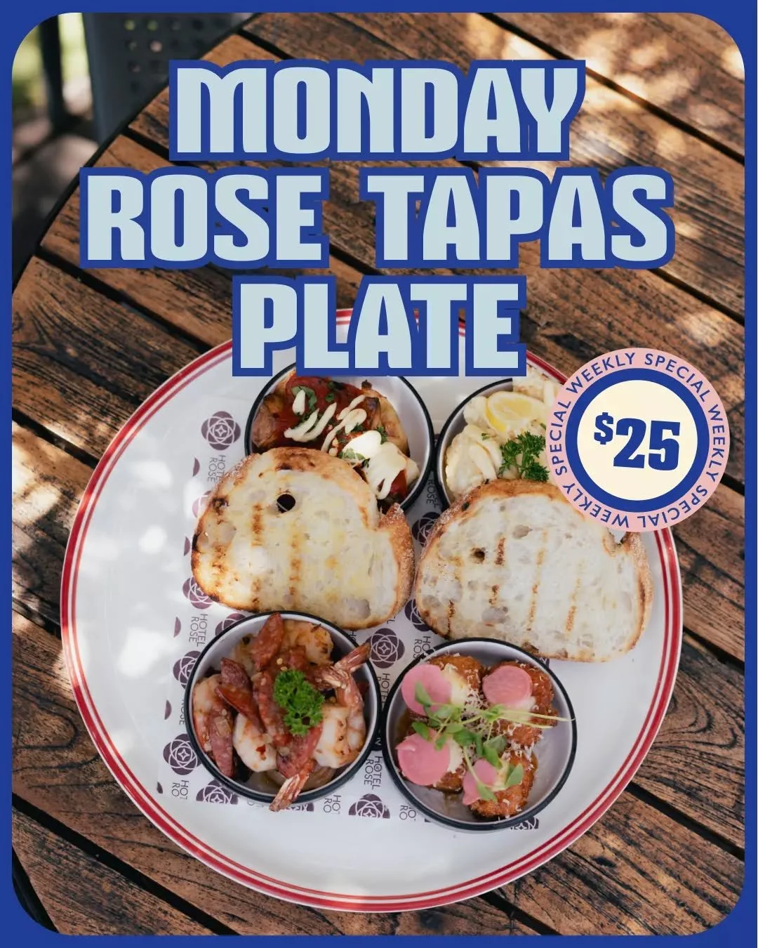 Our newest Monday OBSESSION is here! Introducing the Tapas Plate, giving you a taste of Spain right here in Bunbury ✨
