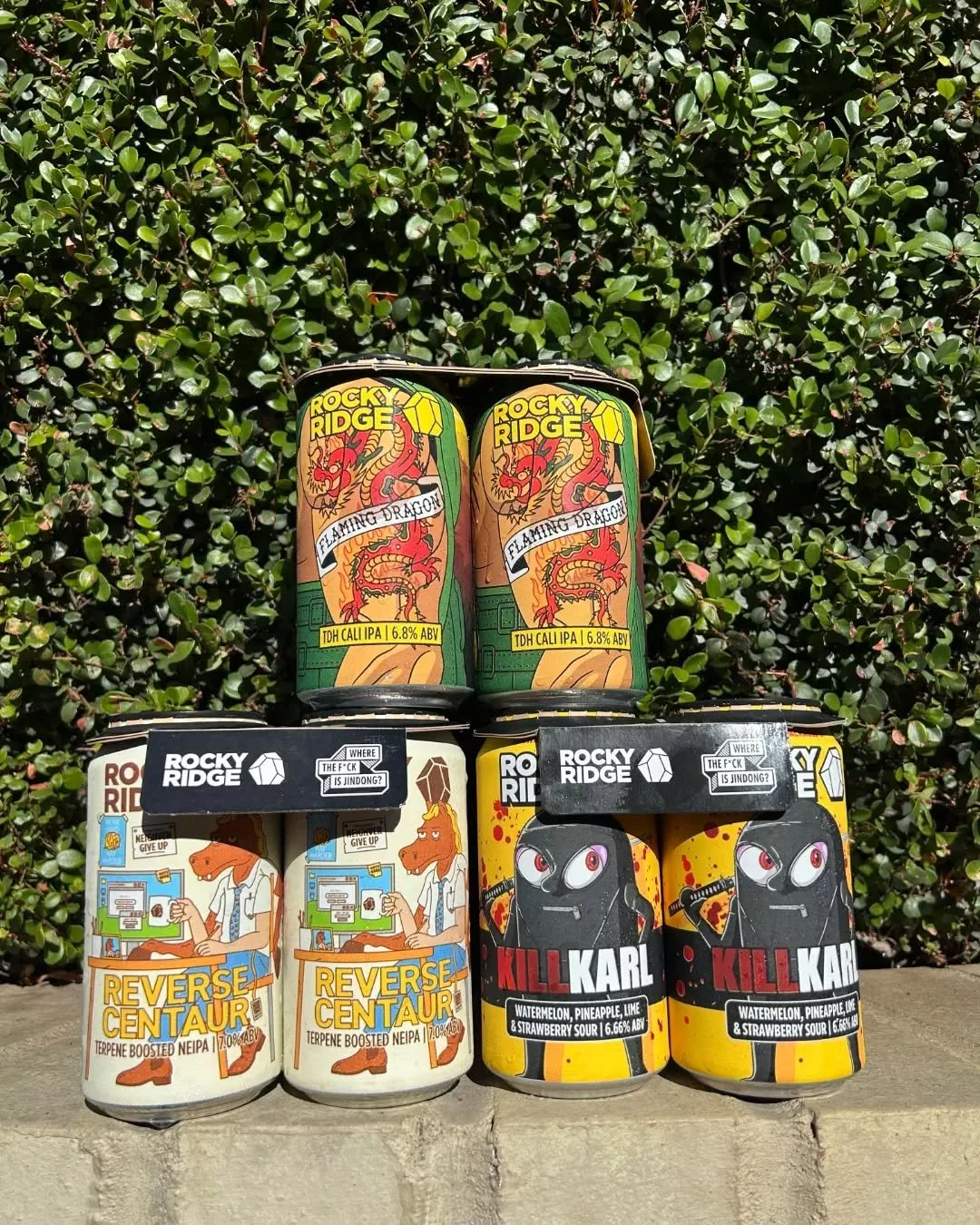 Fresh from Rocky Ridge 🍻

Flaming Dragon, Reverse Centaur and Kill Karl have landed at Bunbury Liquor Barons.

If you&rsquo;re into big flavour and limited releases, these ones are worth grabbing while they last.
