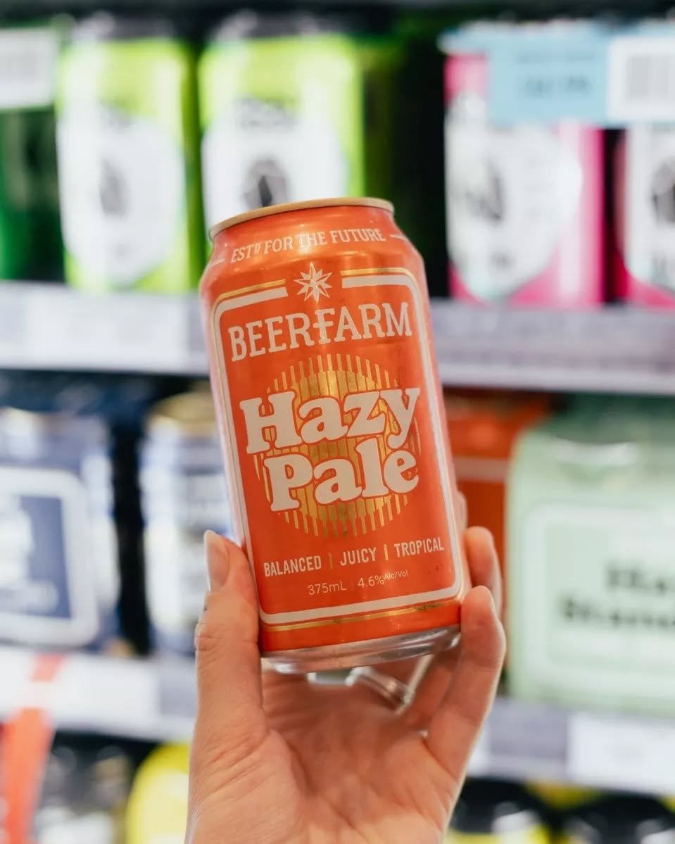 A certified fridge staple 🍻

Beerfarm Hazy Pale is cold, juicy and ready for the weekend at Bunbury Liquor Barons.