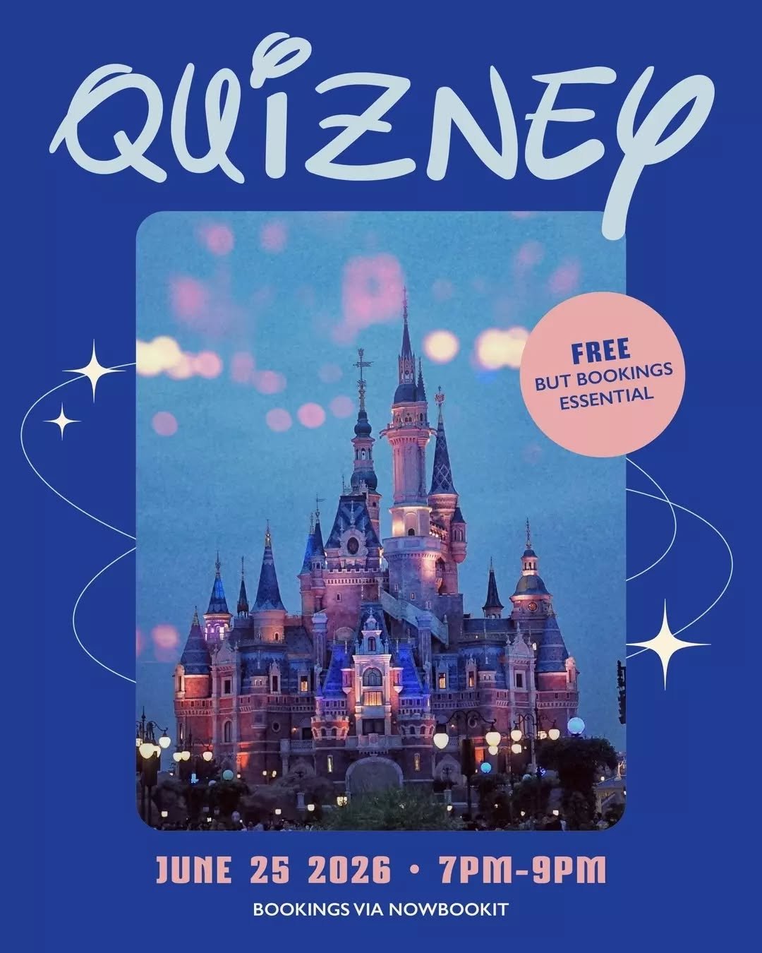 If your entire personality was once built around High School Musical, this is your time to shine 🎤 

Quizney hits the Rose on June 25th for a night of all things Disney. FREE but bookings are essential, head to the link in our bio!