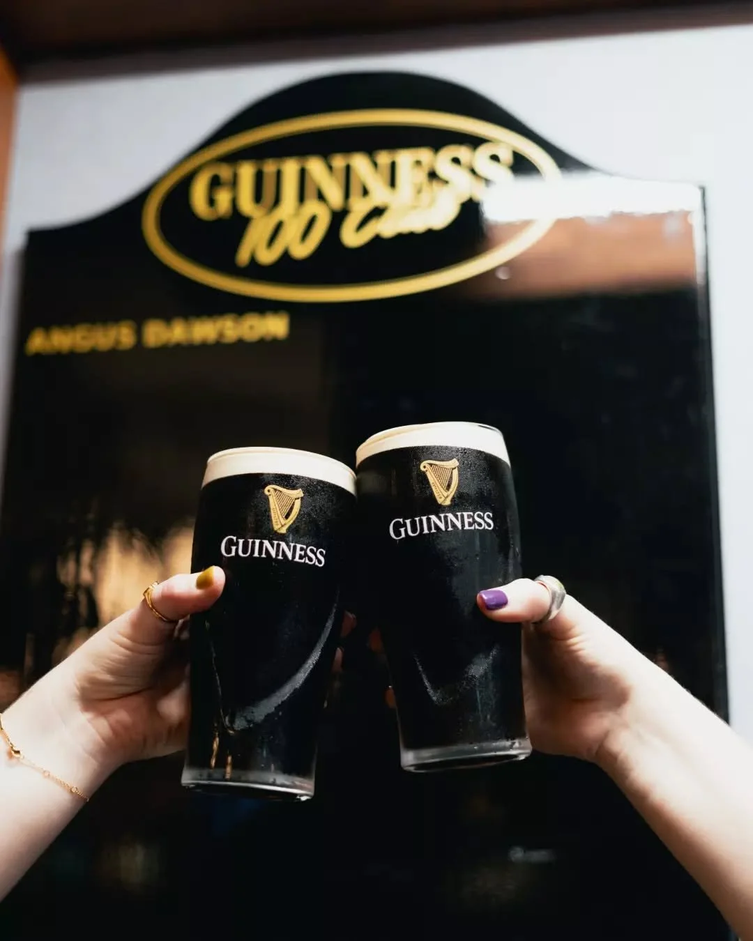 A massive congrats to Angus Dawson for being the first legend to hit the Guinness 100 Club ☘️

Think you&rsquo;ve got what it takes? 100 Guinnesses. One legendary board.