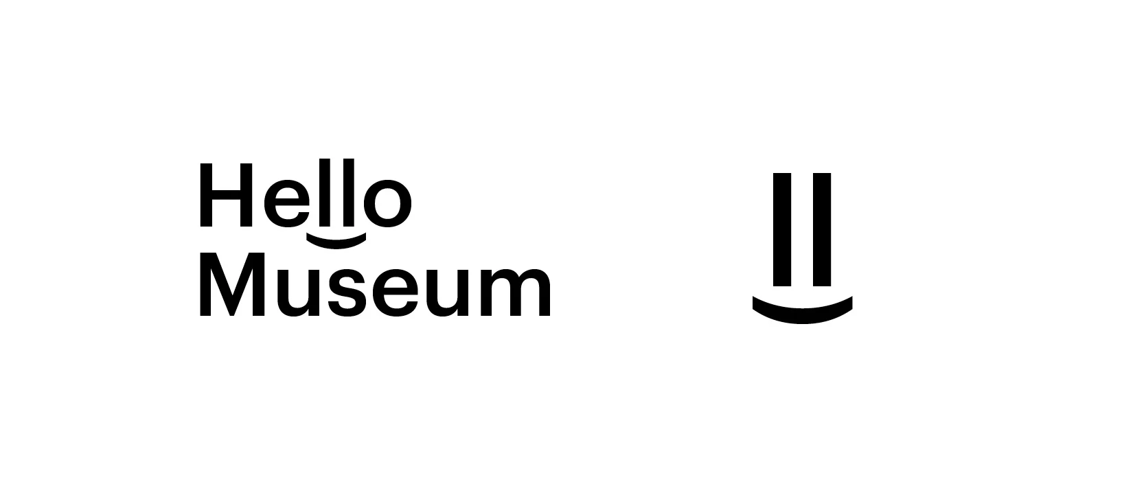 Saying hello to greet is an expression of friendly communication. I want to apply a hidden smiley face with typepography in the logo to indicate the friendliness. Also to show that audiences will have a happy and fun experience through different activities they can do in the Hello Museum.
