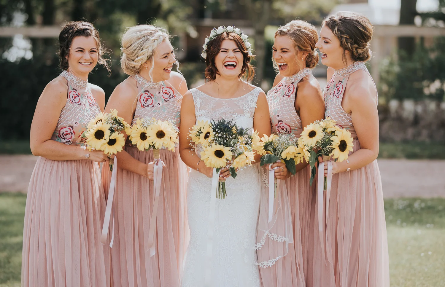 The Cow Shed Wedding Bridesmaids
