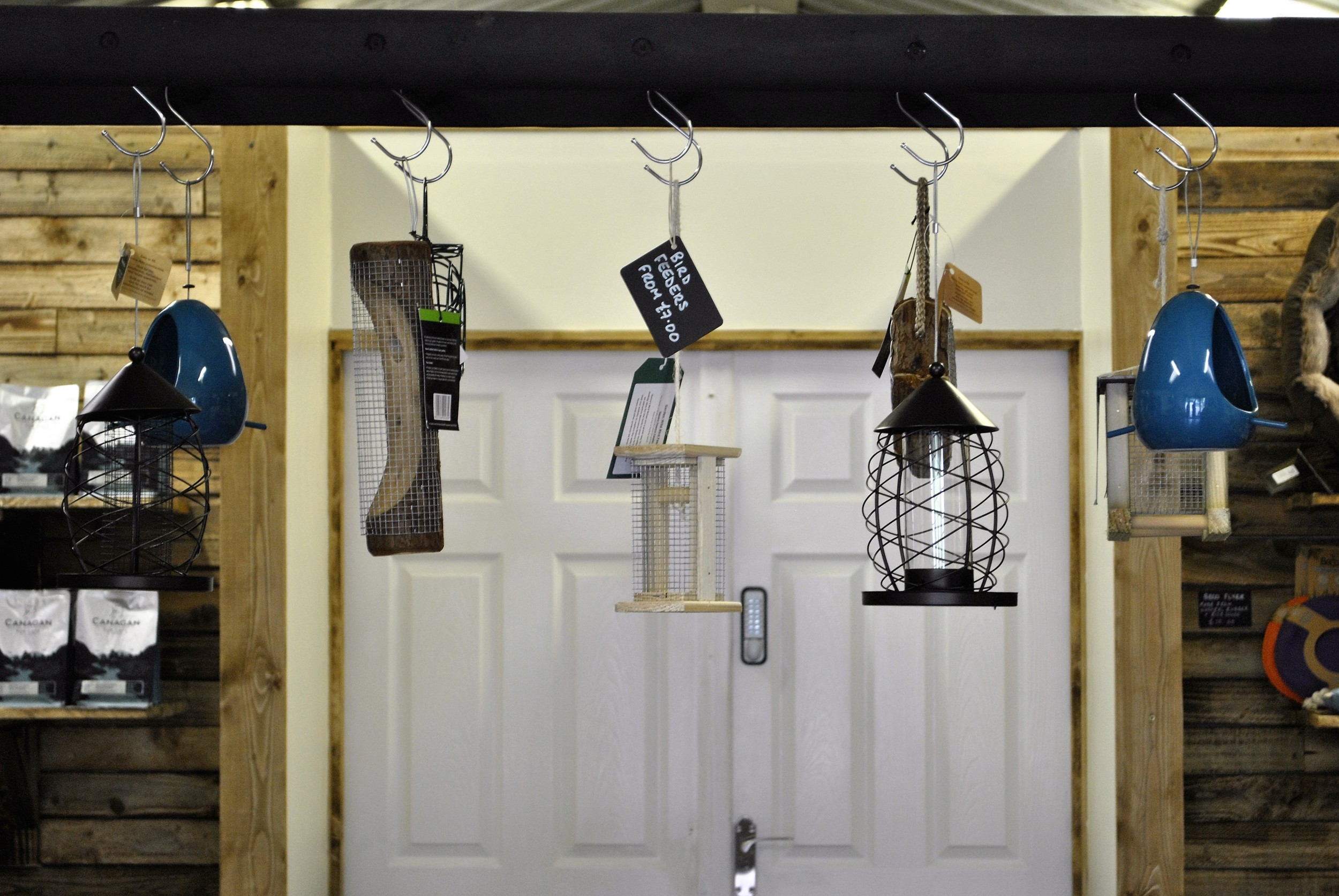 Bird feeders for sale at Ginger&Browns pet shop in Northwich, Chester near Chester, Winsford, Frodsham. Shop in store or buy online.