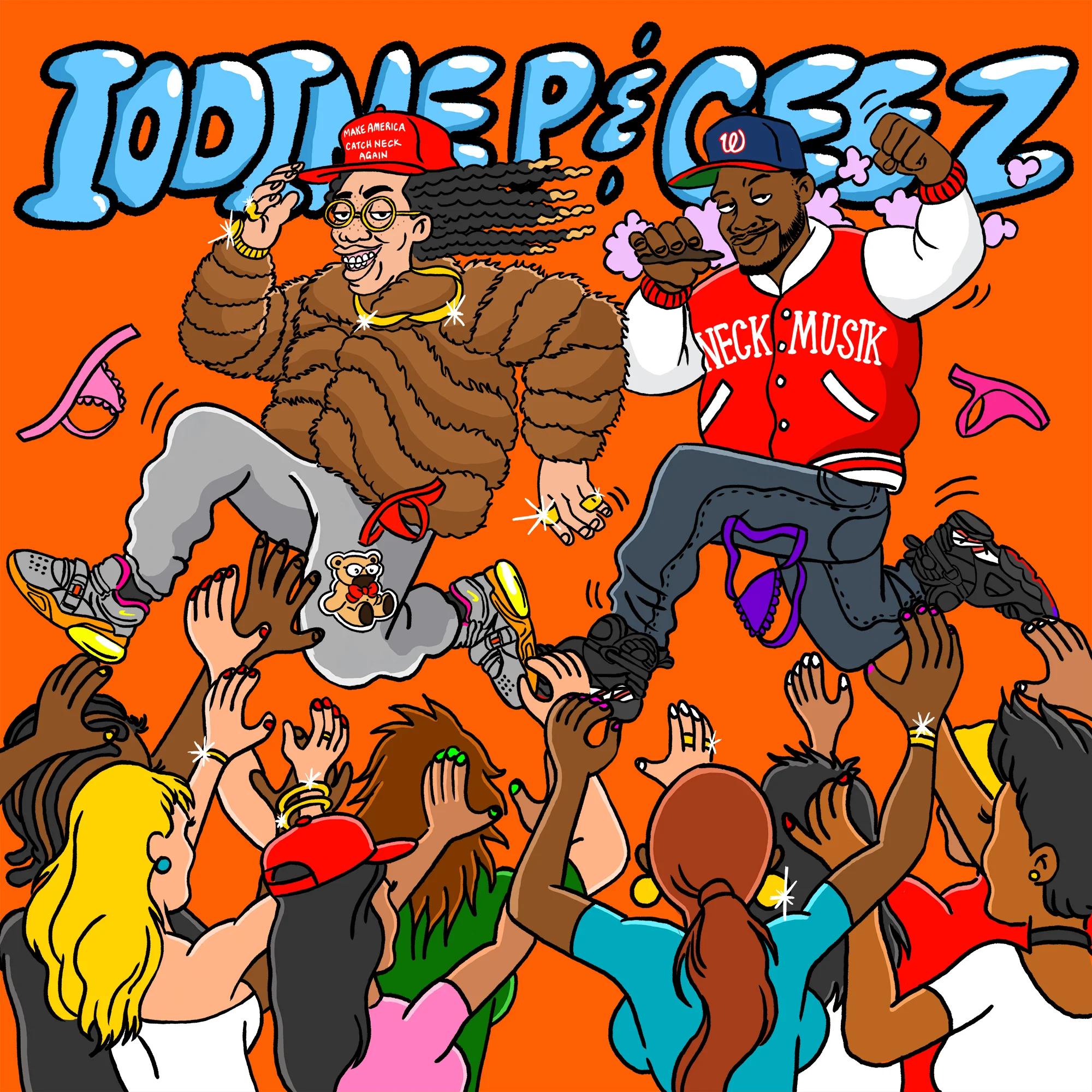Cover Art for Iodine P & Ceez "Several Thousand Bitches Later"